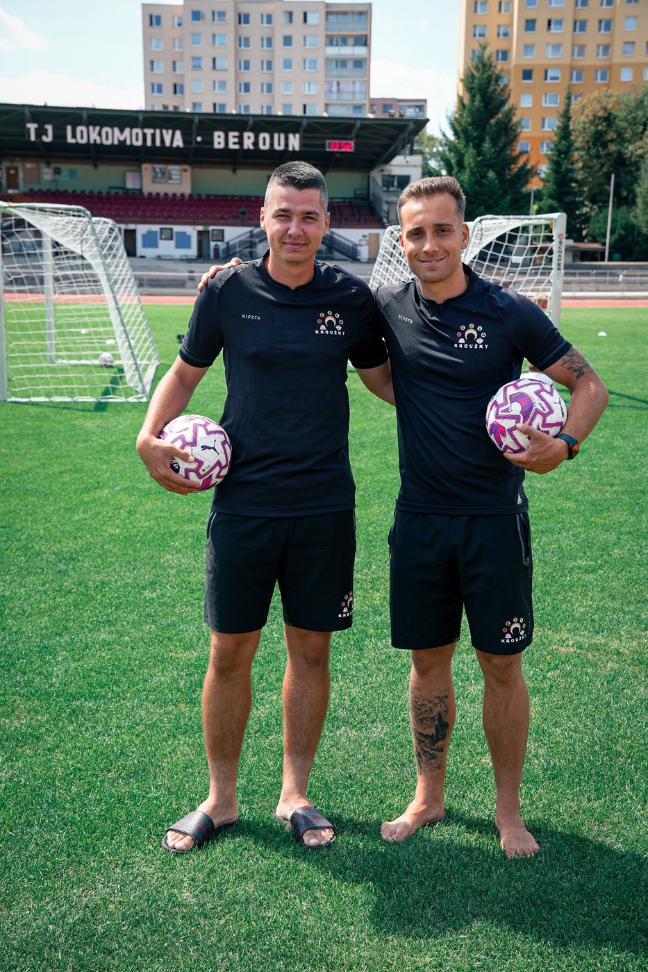 Trenéři Bezva kroužků na letním kempu v Berouně